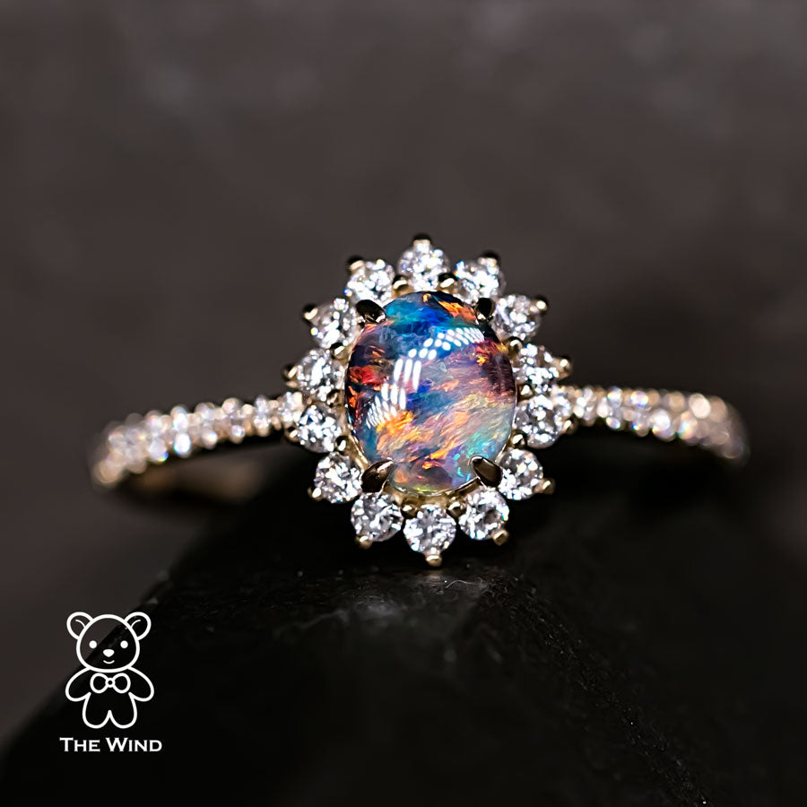 famous black opal jewelry design