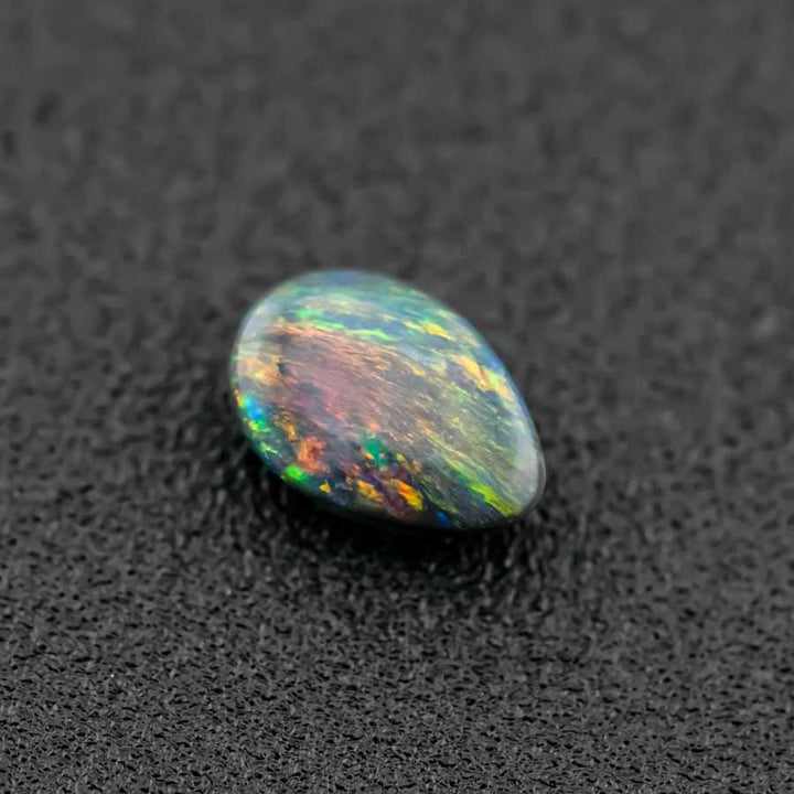 Rainbow Colored Black Opal