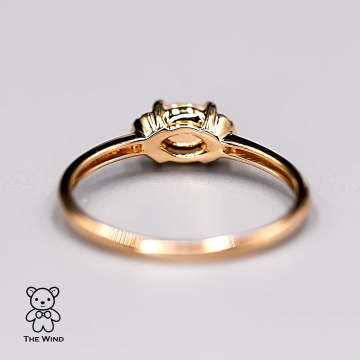 Minimalist Fire Opal Engagement Ring-4