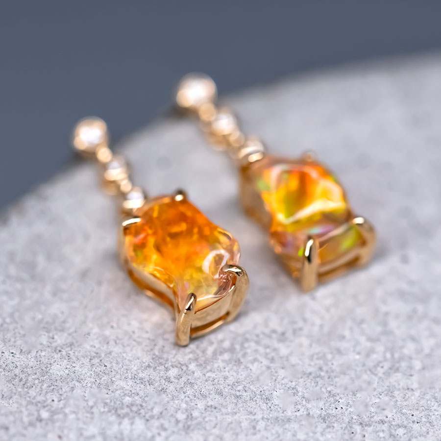 Diamond Pearl Explosion Earrings