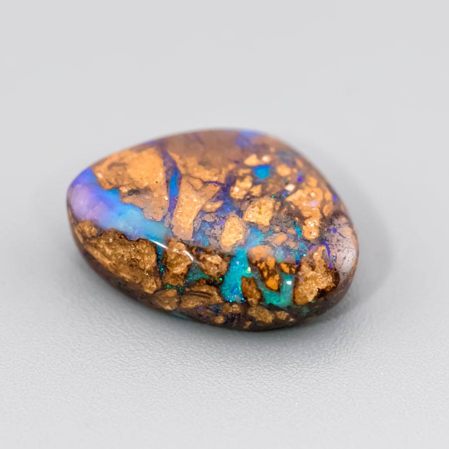 Australian Black Opal Diamond Mexican Fire Opal Koroit