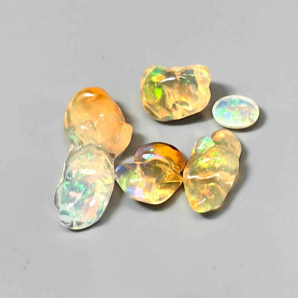 Free Shaped Ethiopian Opal Gemstone 16.38 Ct