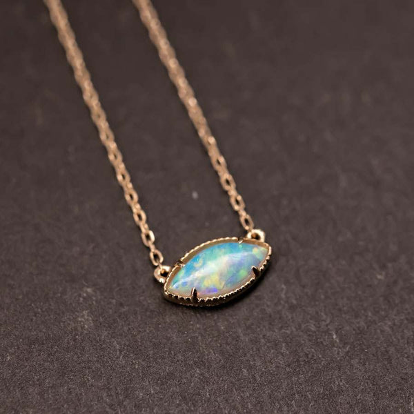 Marquise Opal Necklace