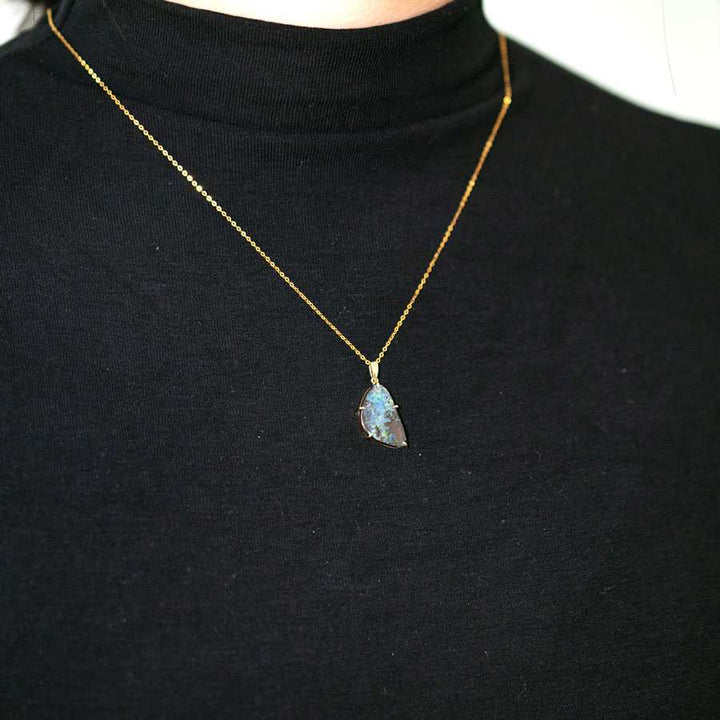9.08ct Boulder Opal Necklace