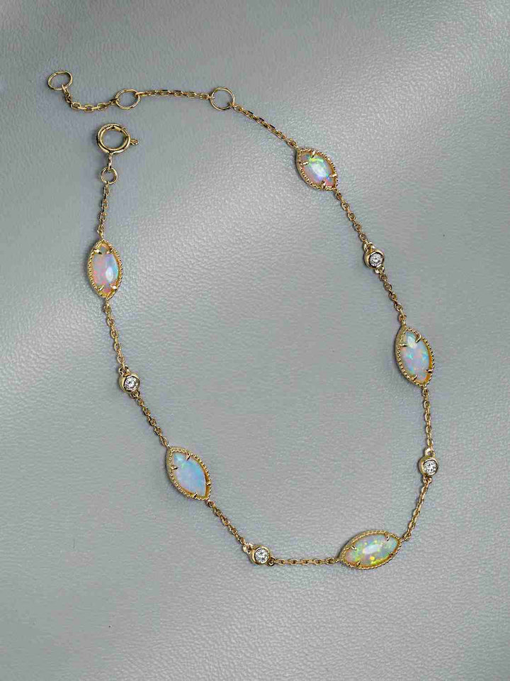 Australian Opal Diamond Bracelet