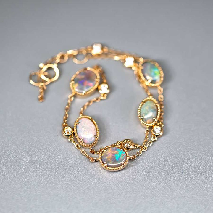 Black Opal Diamond Bracelet