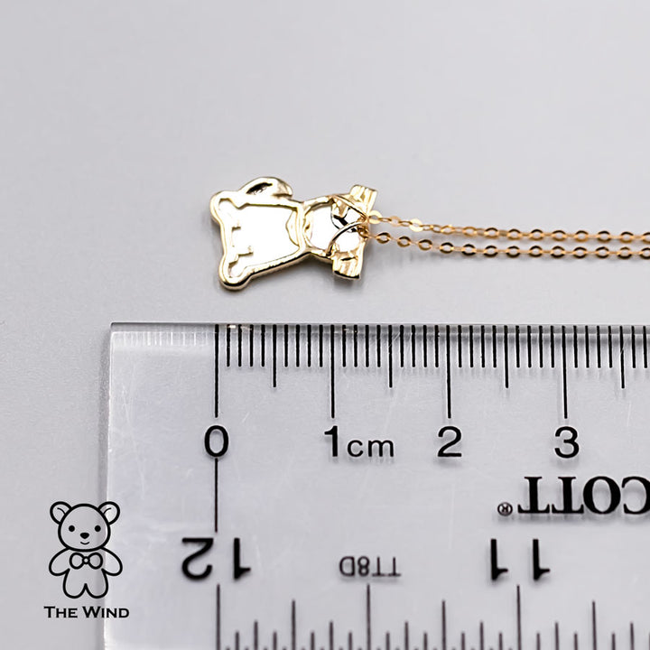 Black White Dog Necklace Pendant-3