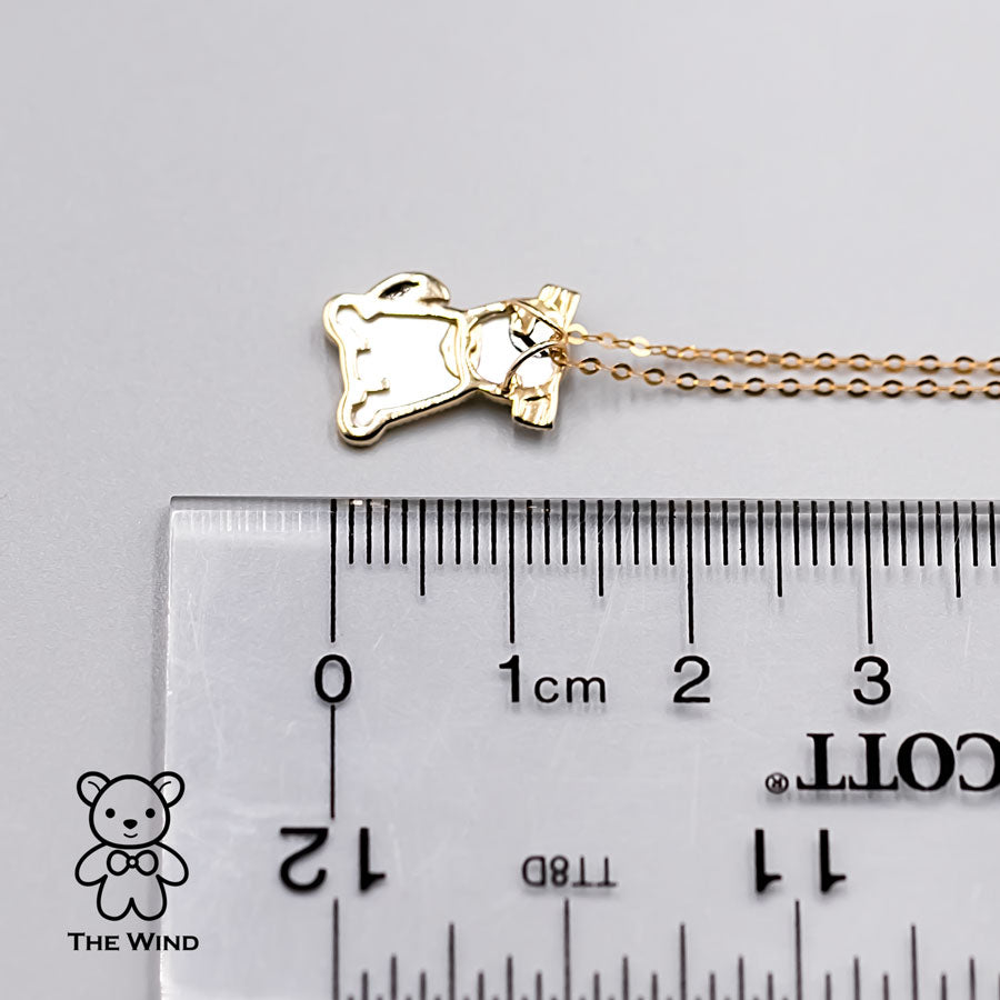 Black White Dog Necklace Pendant