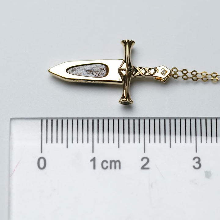 Knight Sword Opal Necklace