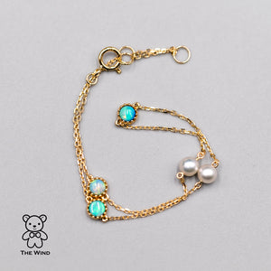 Opal & Pearl Bracelet