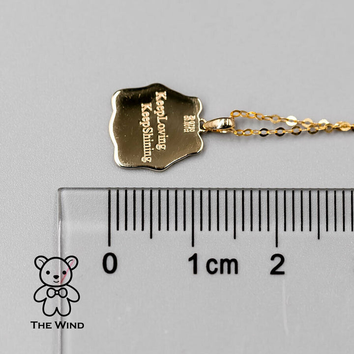 Panda Diamond Pendant Necklace-3