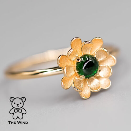 Peony Flower Engagement Ring-2