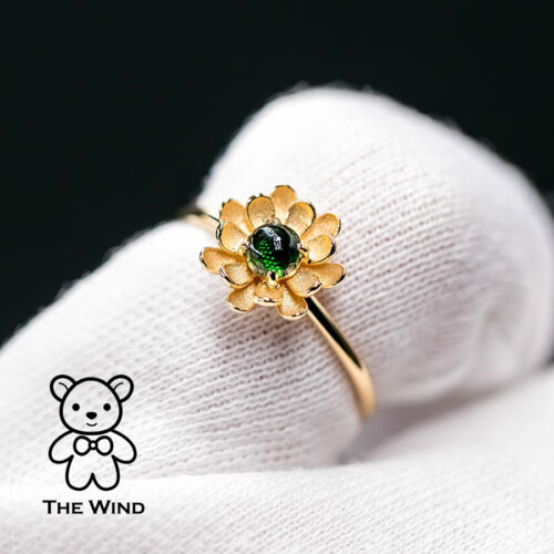 Peony Flower Engagement Ring-4