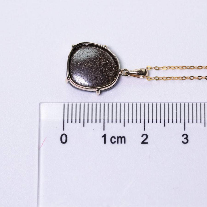 Raw Australian Boulder Opal Necklace