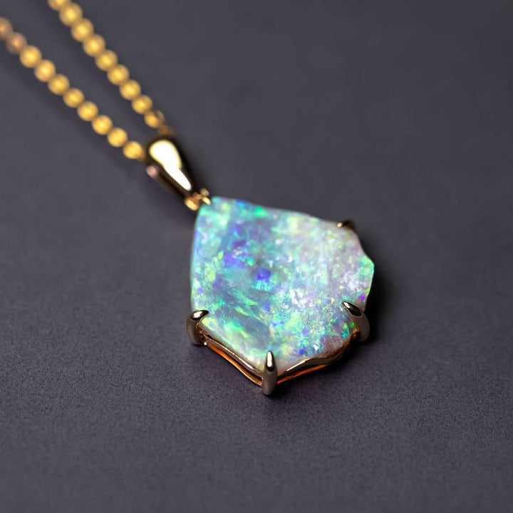Raw Opal Necklace