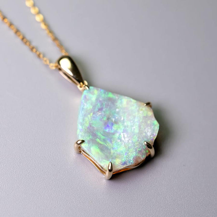 Raw Opal Necklace