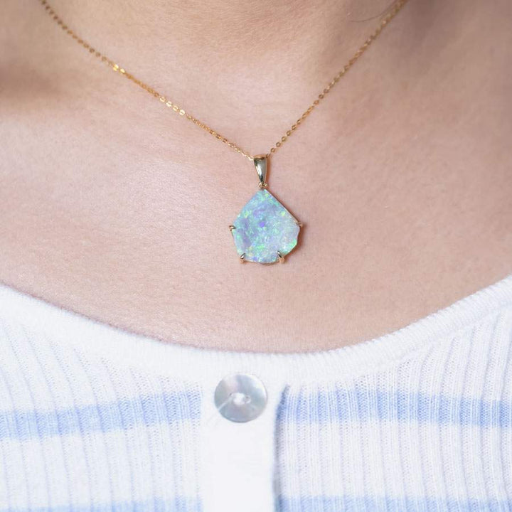 Raw Opal Necklace