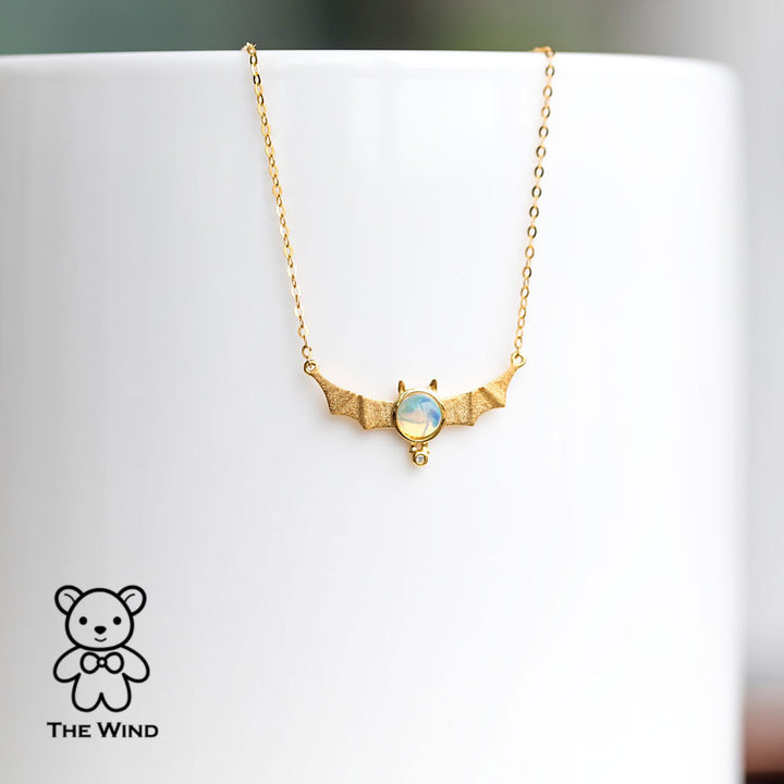 Opal Diamond Necklace-3