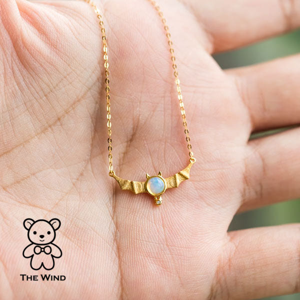 Opal Diamond Necklace-5