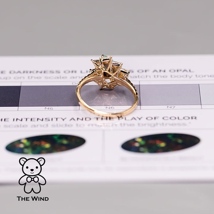 Trillion Diamond Engagement Ring-4