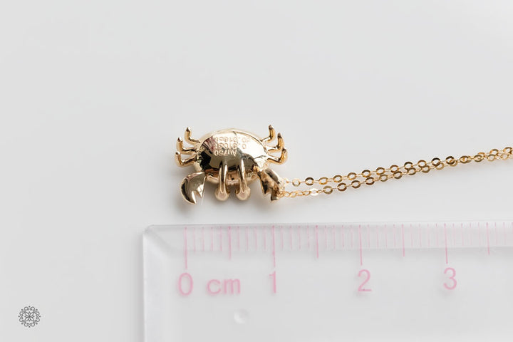 Crab Cancer Zodiac Necklace-8