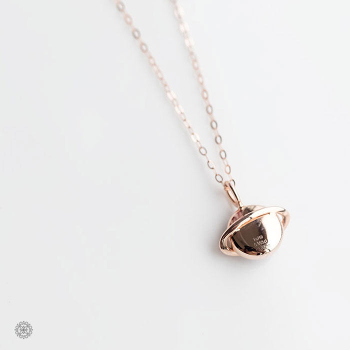 moon Necklace Rose Gold-4