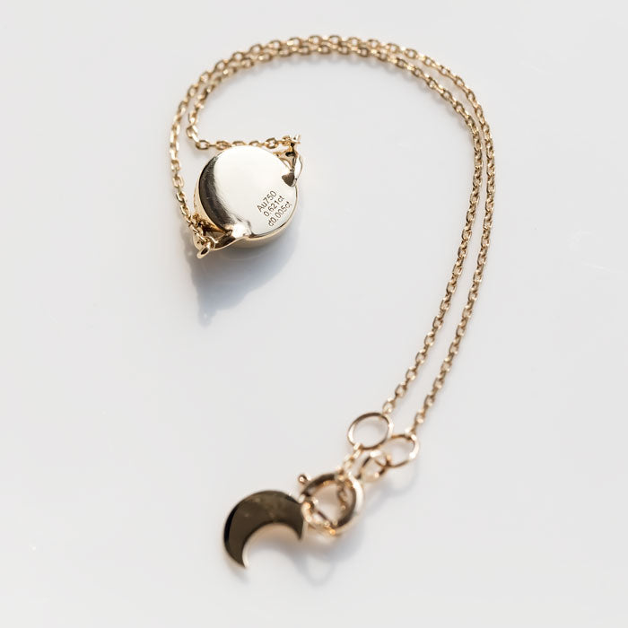 Earth Moon Design Australian Doublet Opal & Diamond Bracelet-6