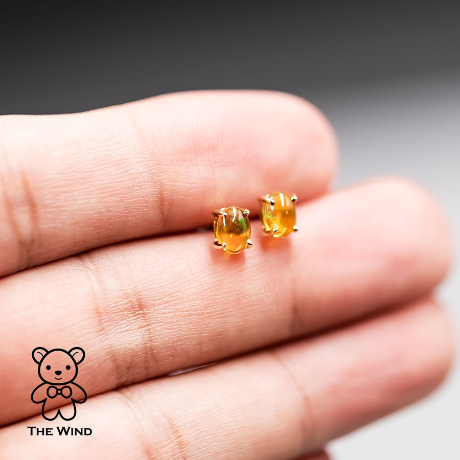 Mexican Fire Stud Earrings