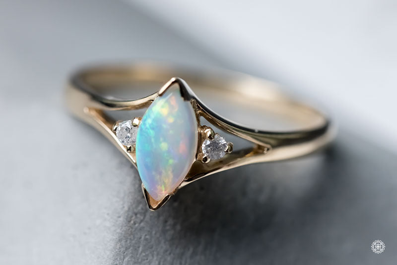  Marquise cut Diamond Ring