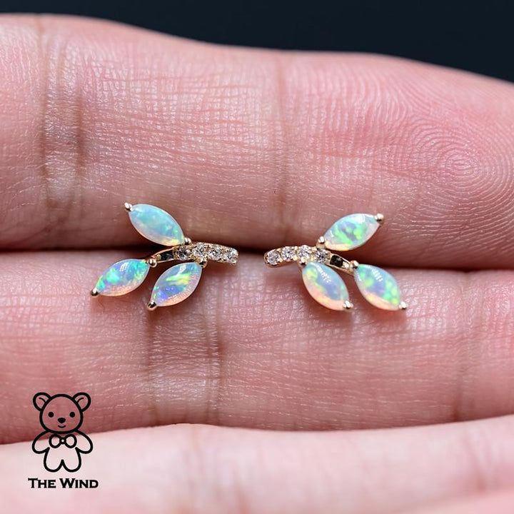 Olive Leaf Earrings-4