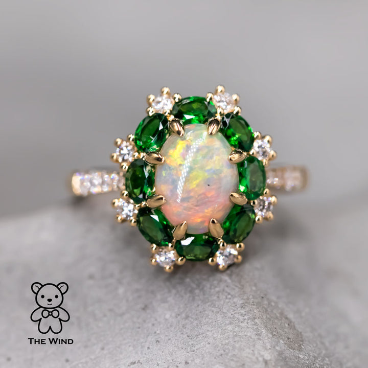 black opal-tsavorite-diamond-ring