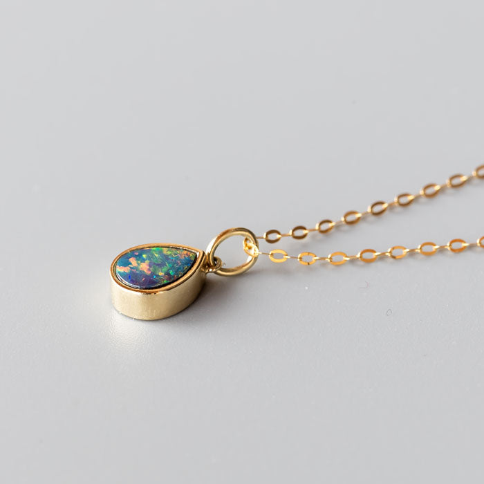 Geometric Pear Necklace