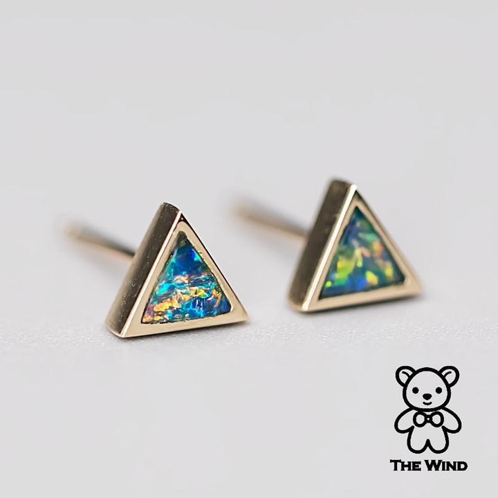 Triangle Stud Earrings-1