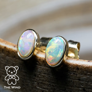 Opal Stud Earrings