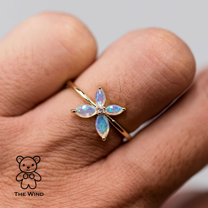 flower engagement ring-6
